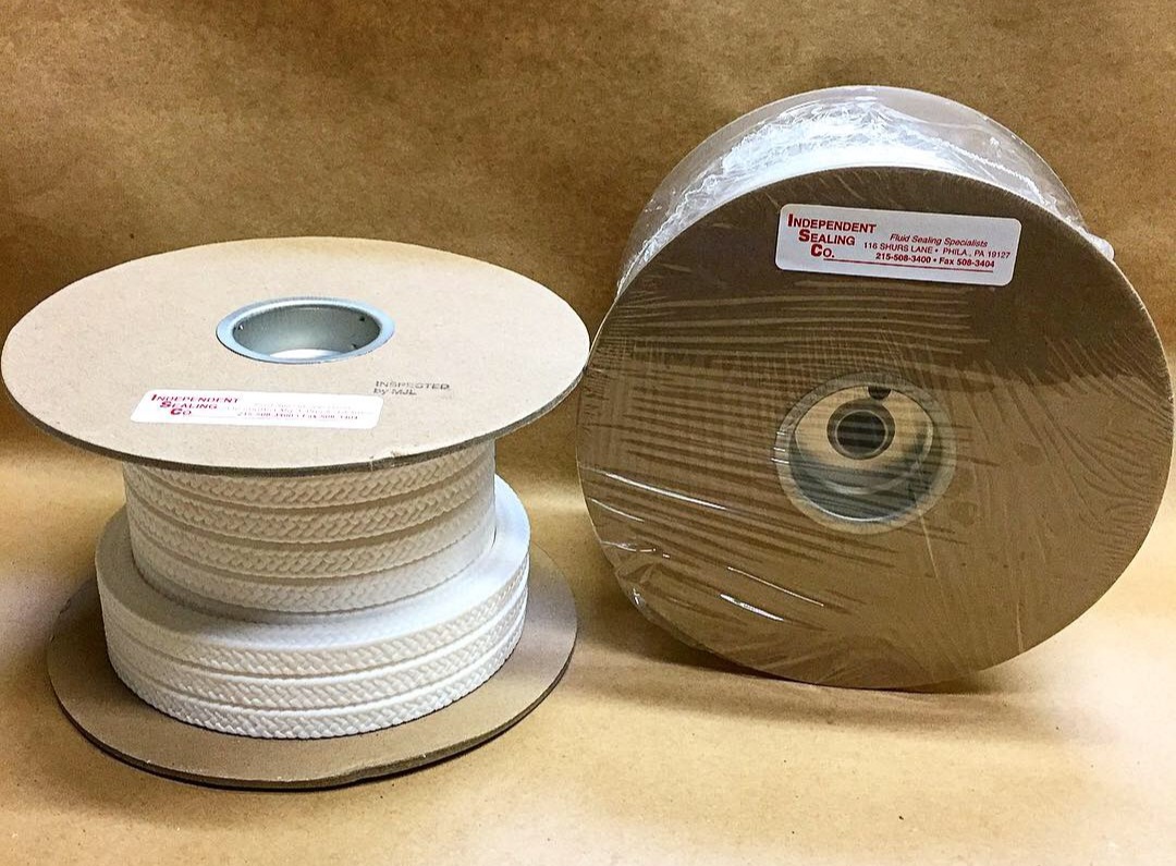 Large Spools of White Rope